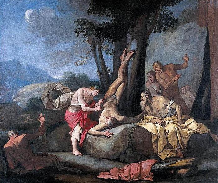 Giulio Carpioni Apollo and Marsyas